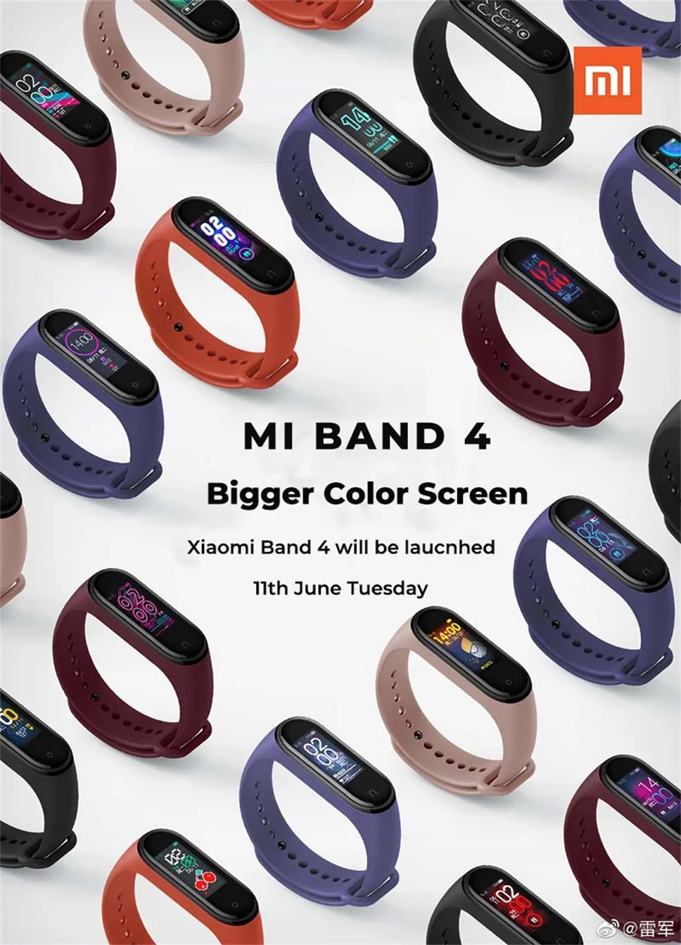 Мировой новейший mi Xiao mi Band 4 умный Спортивный Браслет Сенсорный экран Водонепроницаемый Фитнес-трекер для измерения сердечного ритма спортивный браслет mi Band 4