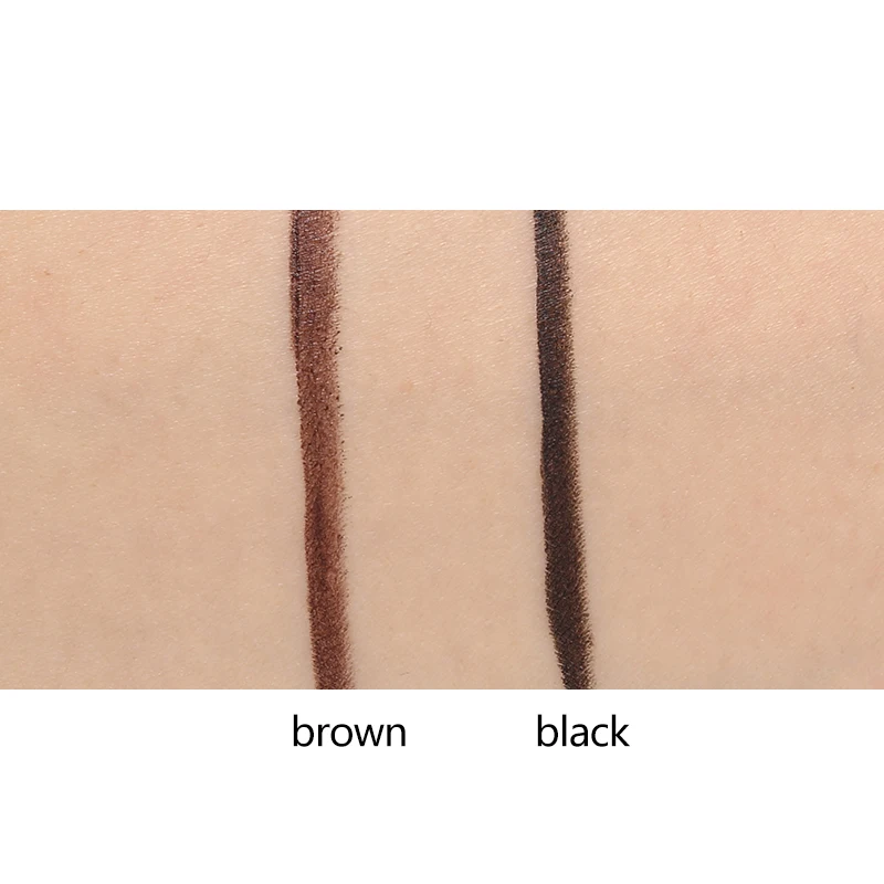 1 шт. водонепроницаемая черная и коричневая подводка для глаз Menow ручка макияжа не