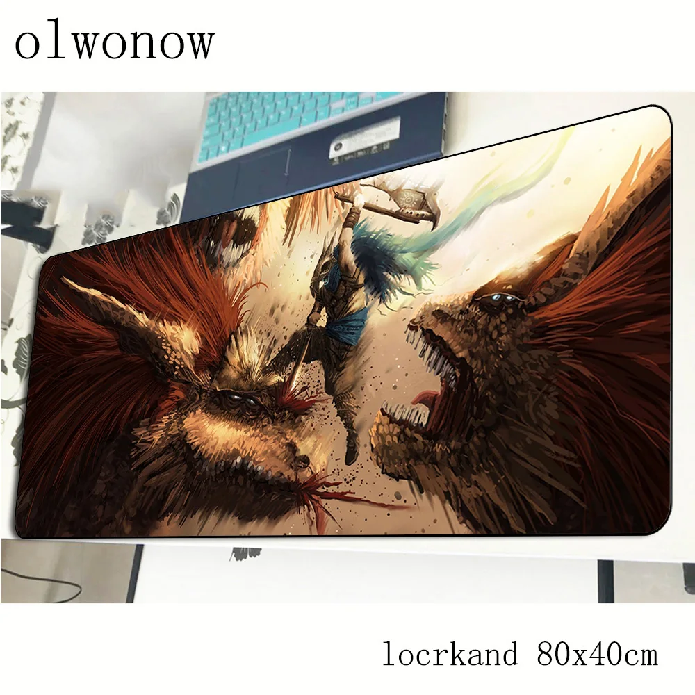Игроманов костюм Монстер Хантер для коврик игровой мыши 3d 800x400x2mm модная ноутбук