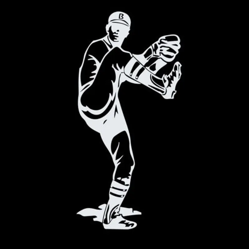 

6.4cm*13cm Fashion Baseball Sports Car Stickers Vinyl Accessories S2-0103