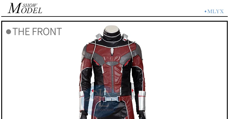 MANLUYUNXIAO Высокое качество Улучшенный костюм антмана из Civil War Ant-Man костюм с аксессуарами Хэллоуин Косплей Костюм