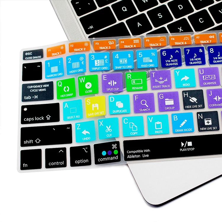 A1932 Ableton Live Hotkey силиконовый чехол для клавиатуры ноутбука MacBook Air 13 &quot2018 2019 выпуск A