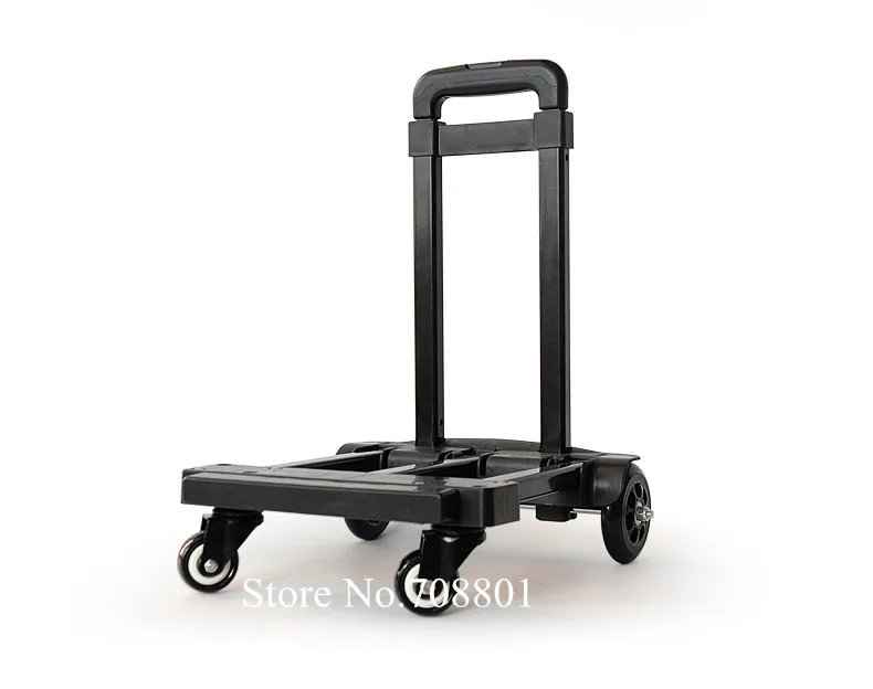 Складная ручная тележка, 120lbs Heavy Duty 4-х колесный прочная конструкция тележку, легкий для Чемодан, переносная складка Dolly