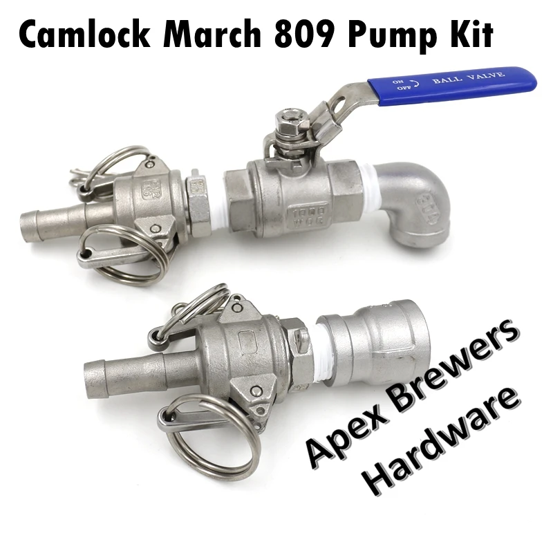 Комплект насосов Camlock для March 809 насосы с Корпусами головки насоса из нержавеющей
