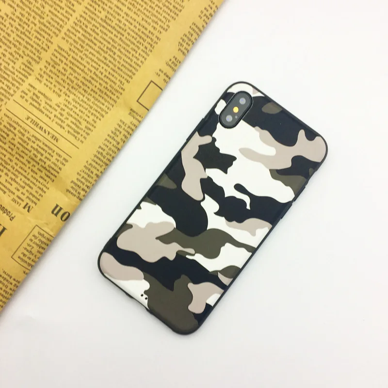 Retro Camouflage American flag Luminous Case For iphone 7 7plus X 8 6 6S Plus Super Man Matte Hard PC Phone Army style Fundas |
