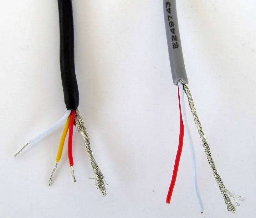 10 м/лот UL2547 24AWG 2-ядерный 0 2 квадратный экранированный провод электронная