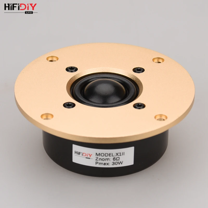 HIFIDIY LIVE Q1S 4 5 дюймов 7 динамик блок алюминиевая панель черная шелковая мембрана 8