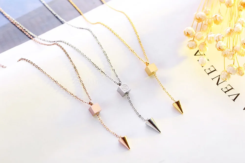 2017 Модные украшения колье coess конические Ожерелья для мужчин Bijoux Femme