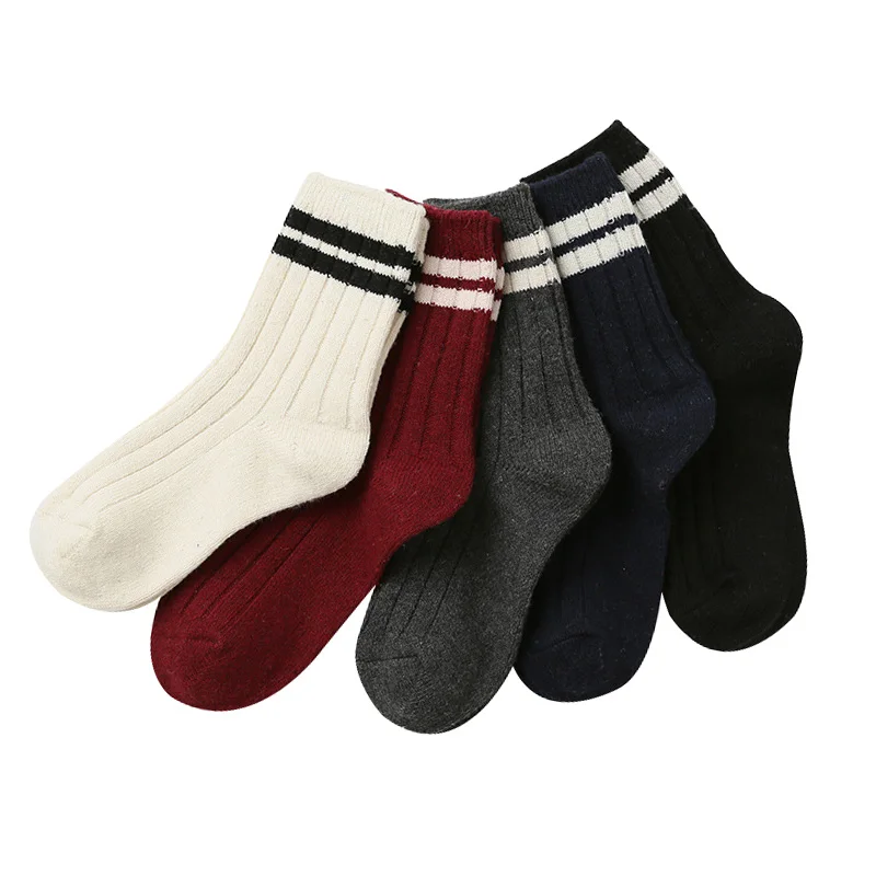 

5 пар, женские хлопковые короткие носки в черно-белую полоску
