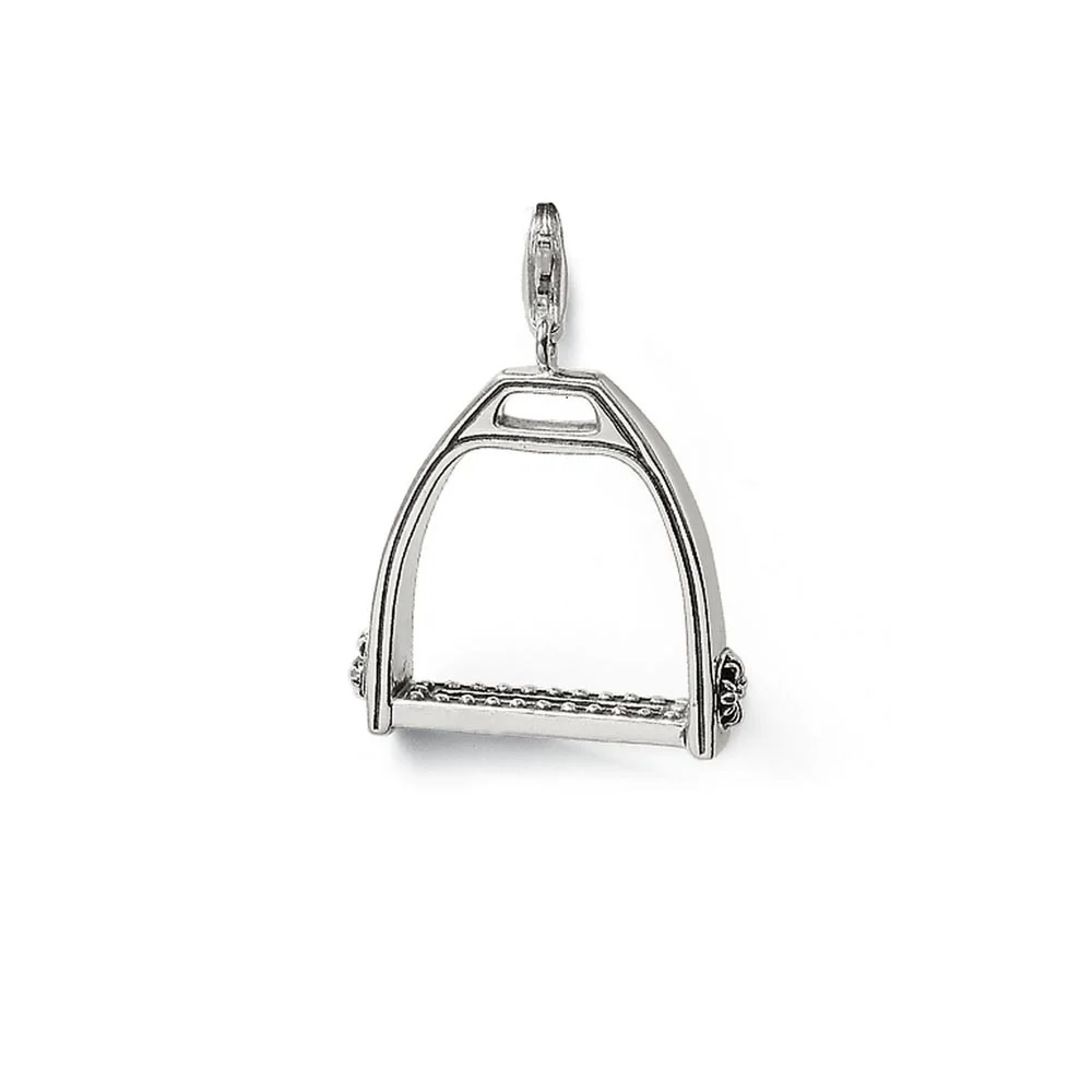 Серебряные подковы стремя Подвески 2018 цепочка на шею в стиле панк аксессуары