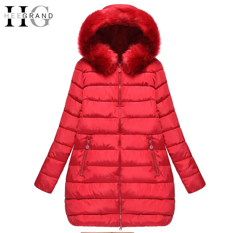 HEE GRAND/2018 г. толстый пуховик Mulheres Casaco De Inverno долго негабаритных Теплые пуховики На