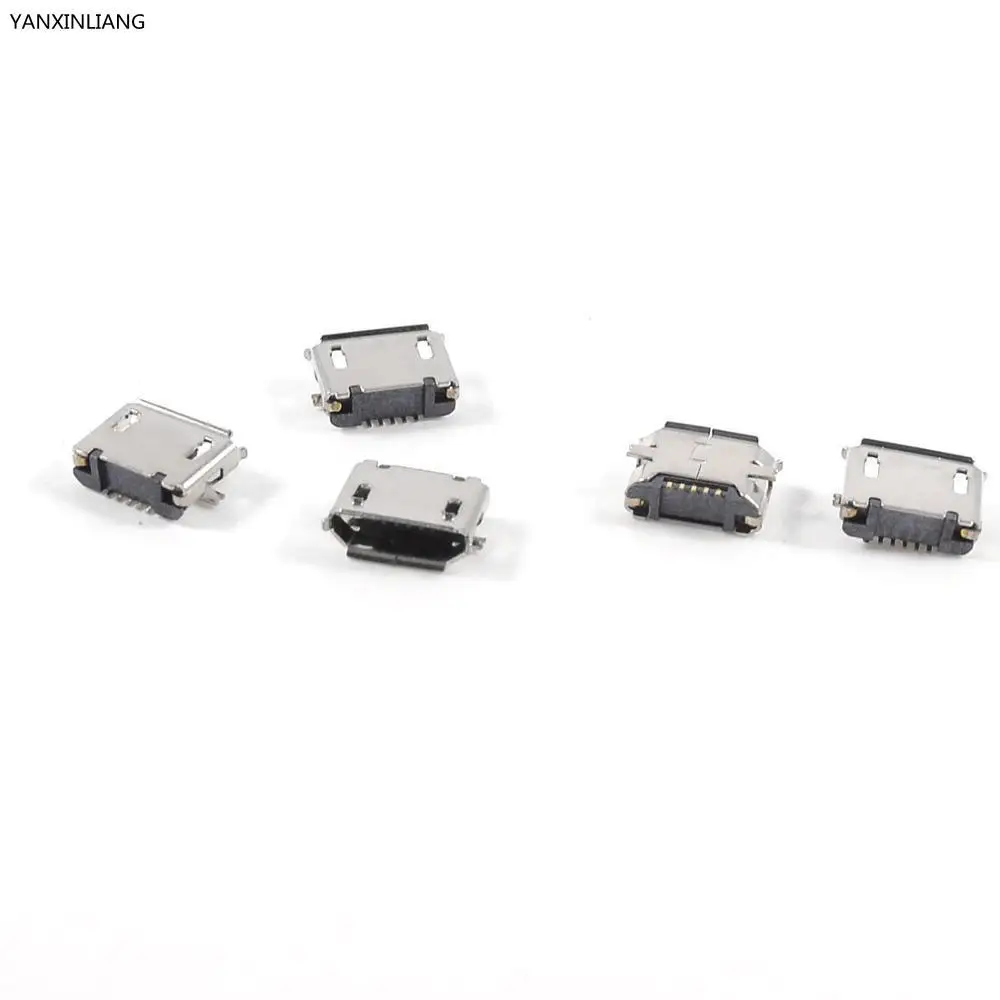 5 шт. USB Micro Type B 5pin гнездовой разъем поверхностное монтаж SMT|mount connector|l connectormount usb |