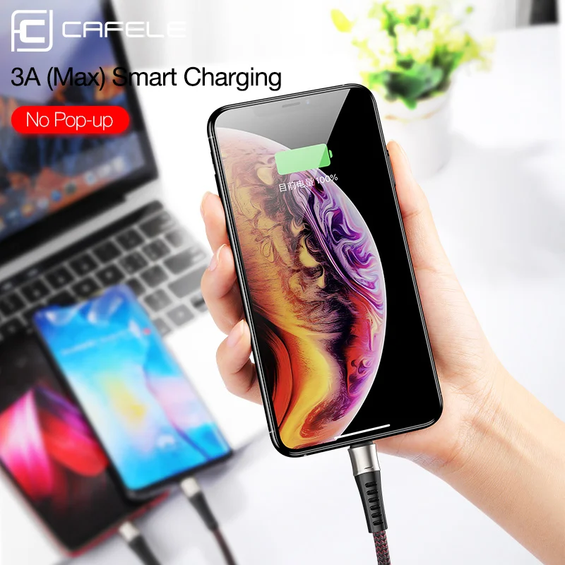 Cafele 3 в 1 USB кабель для iPhone X 8 huawei P30 samsung 3A Быстрая Зарядка Micro usb type C зарядное устройство кабели для передачи данных для мобильного телефона