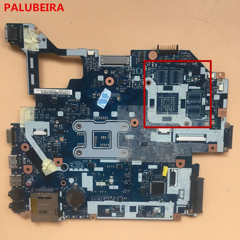 Материнская плата для ноутбука ACER aspire E1 531 Q5WV1 LA 7912P HM70 SLJNV REV: 2 0 rev1.0 DDR3 полностью