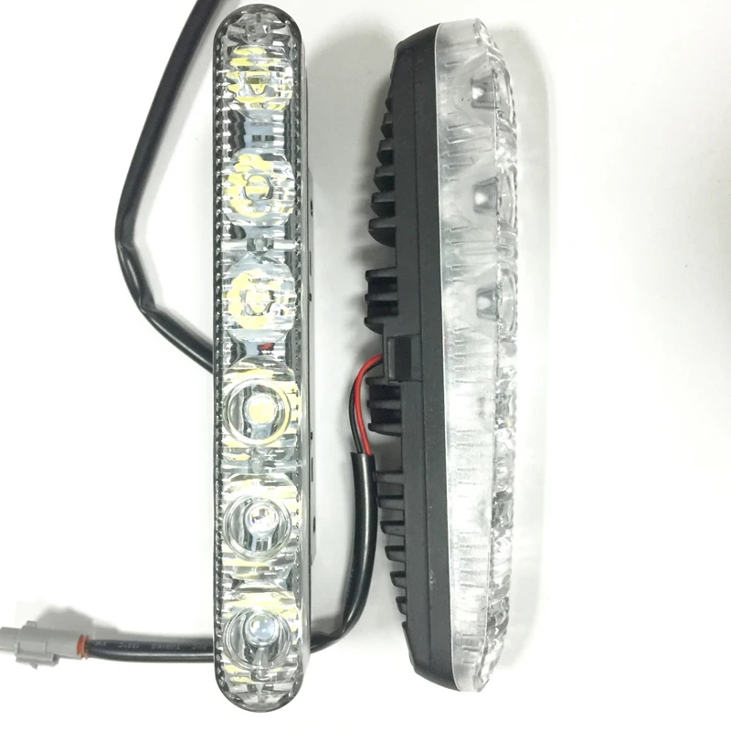 Супер яркие дневные ходовые огни 6 светодиодов дальний/ближний свет светильник