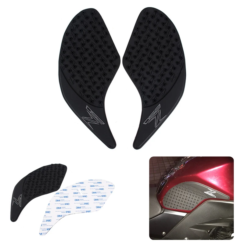 Для kawasaki Z250 2013 2015 Мотоцикл Черный Танк тяги Pad Сторона газа наклейка наколенник