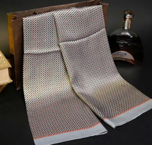 Новое Женское модное Двухслойное шелковое атласное ожерелье с принтом пейсли и