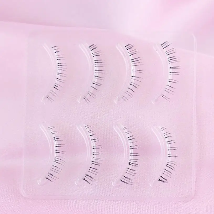 Макияжа накладные ресницы 4 пар нижнего под низ наращивание ресниц Накладные JUL24