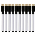 10 шт белая доска черные чернила для ручки стираемый маркер офисные и школьные канцелярские принадлежности