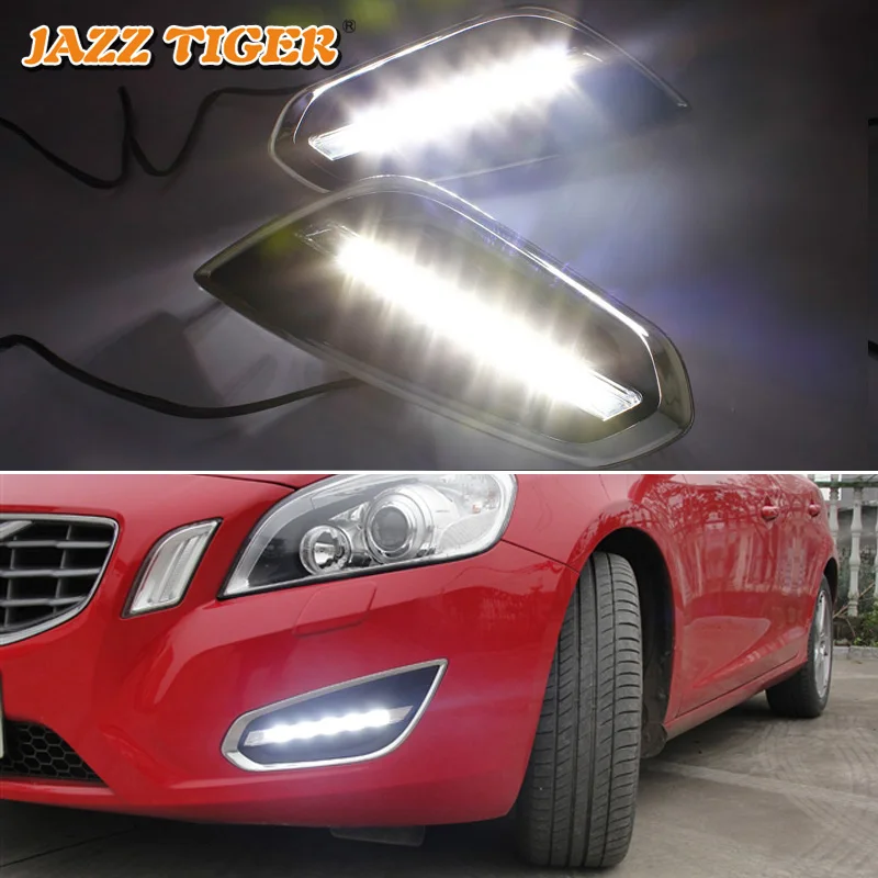 

JAZZ TIGER автомобильный фонарь с функцией выключения, водонепроницаемый 12 В Автомобильный светодиодный дневной ходовой сигнал, светодиодный н...