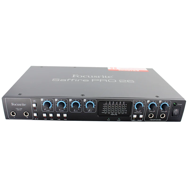 Focusrite Saffire Pro 26 4 предусилителей 18 in/8 out FireWire/Thunderbolt звуковой интерфейс для