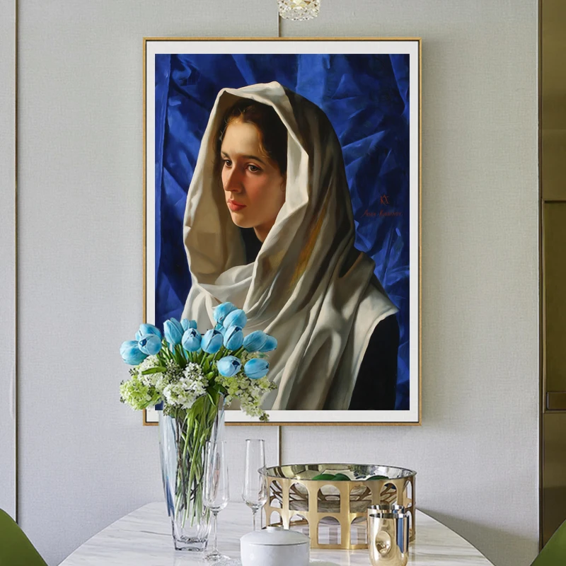 Женская Картина на холсте в стиле ретро настенные плакаты и принты вдохновение