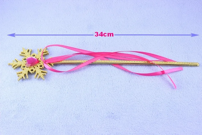 Принцесса Рубиновая Алмазная тиара Корона повязка на голову коса + снежинка