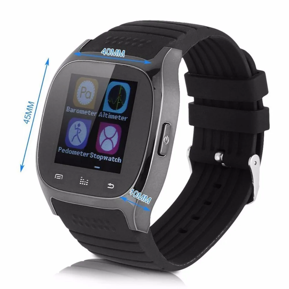 SOONHUA M26 Bluetooth водонепроницаемые Умные наручные часы Смарт с шагомером ответ на