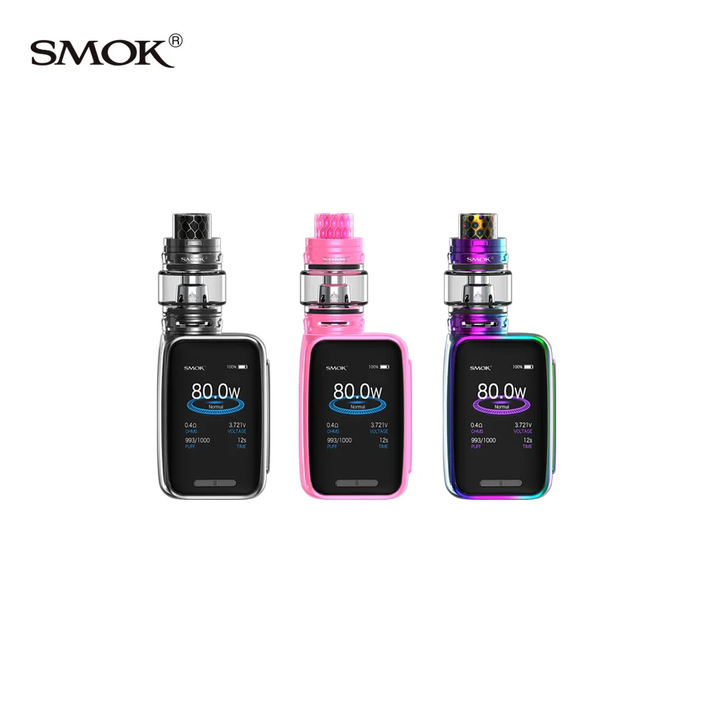 Smok X Priv Baby Kit 80 Вт 6 мл TFV12 большой детский бак 2300 мАч Box MOD батарея вейп комплект