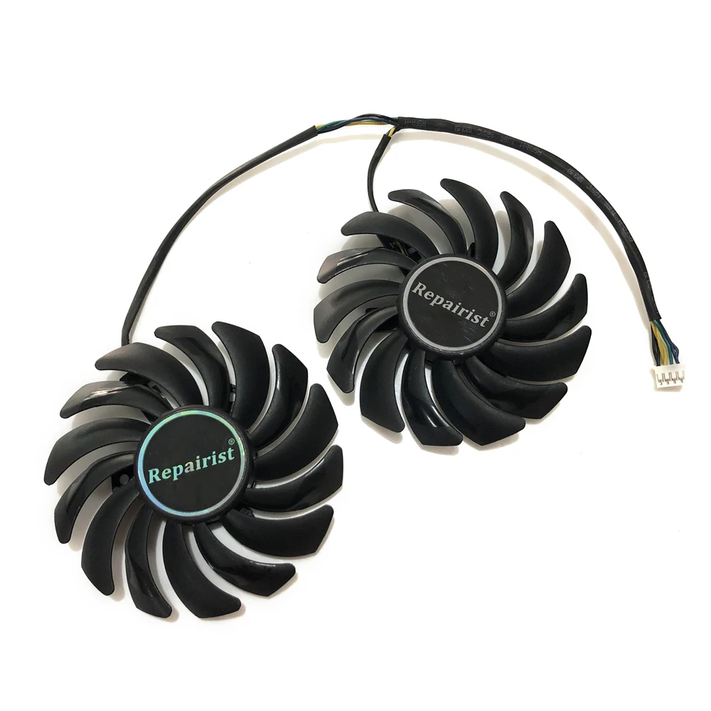 85 мм PLD09210B12HH HA9010H12F-Z VGA GPU Видеокарта кулер вентилятор для MSI RX480 RX580 RX470 RX570 Броня видеокарты охлаждения