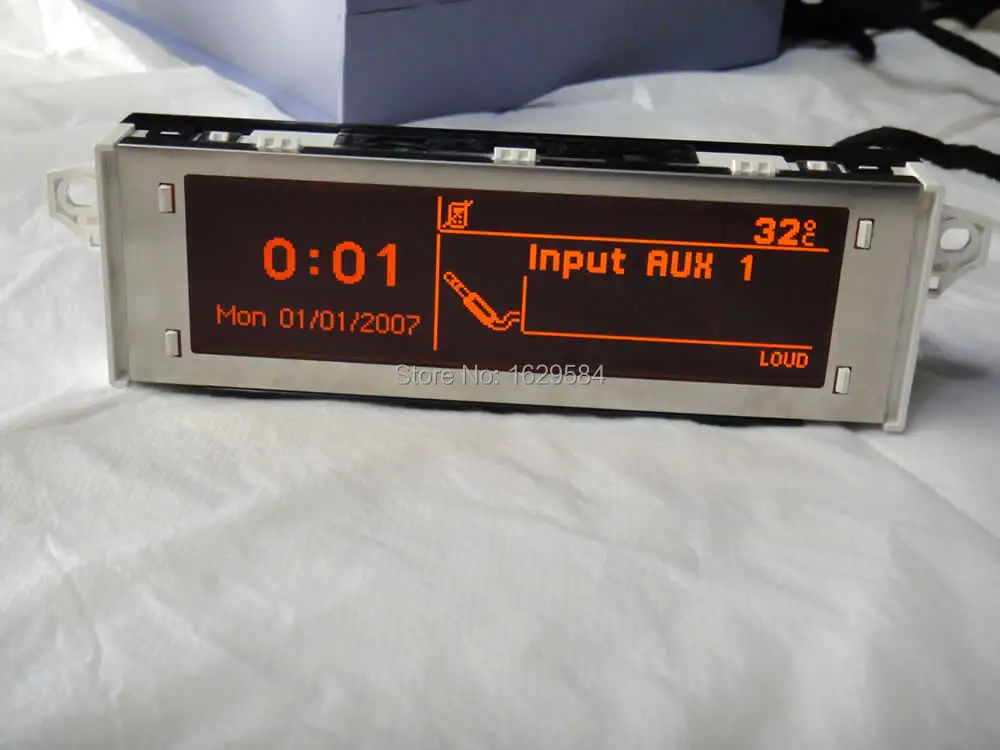 Оригинальный красный экран Поддержка USB Bluetooth монитор 4 меню чехол для Peugeot 307 407 408