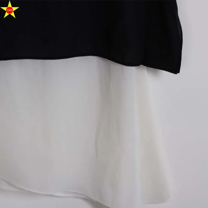 L-5XL размера плюс повседневные женские шифоновые футболки 2019 летние модные
