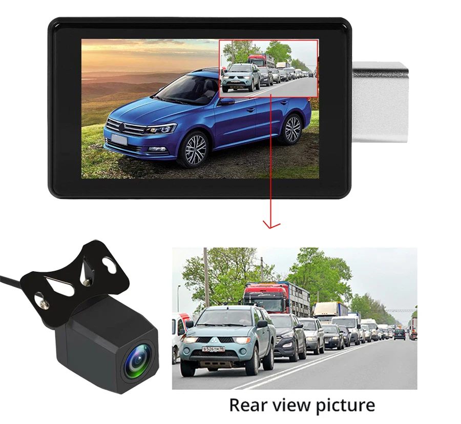 WHEXUNE Android 3g dash cam 4 дюйма Видеорегистраторы для автомобилей с gps журнала Двойной объектив 1080p dash cam era WI-FI беспроводной HD Автомобильный видеорегистратор видео регистратор рекордер