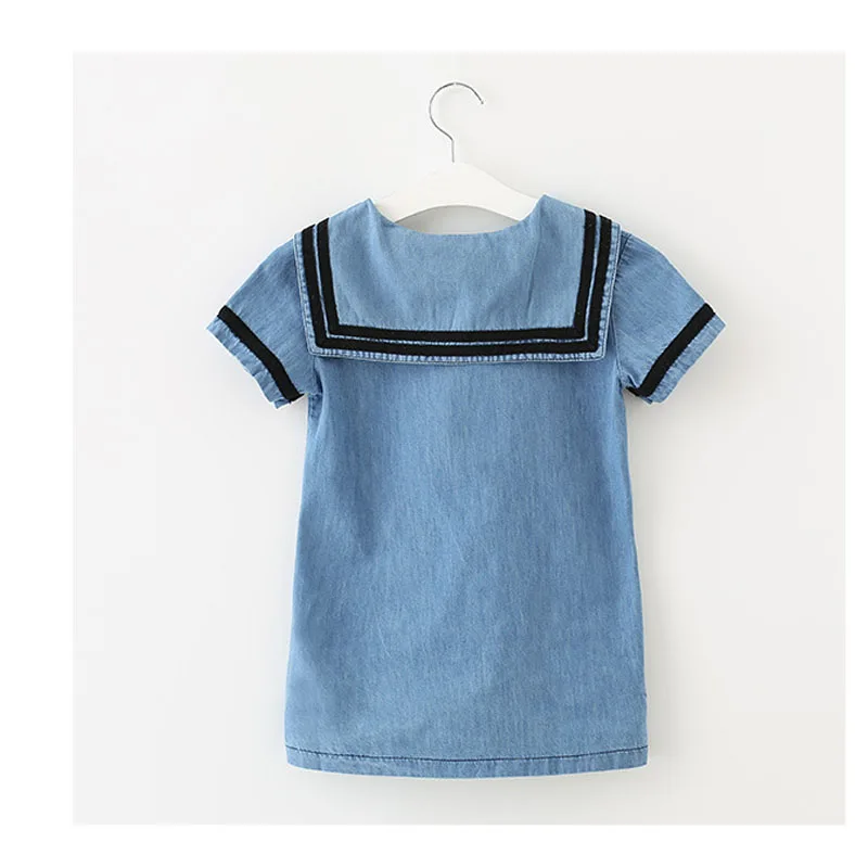 pockets jeans kids dresses for girls children clothing 2018 new spring summer denim big little school princess | Детская одежда и