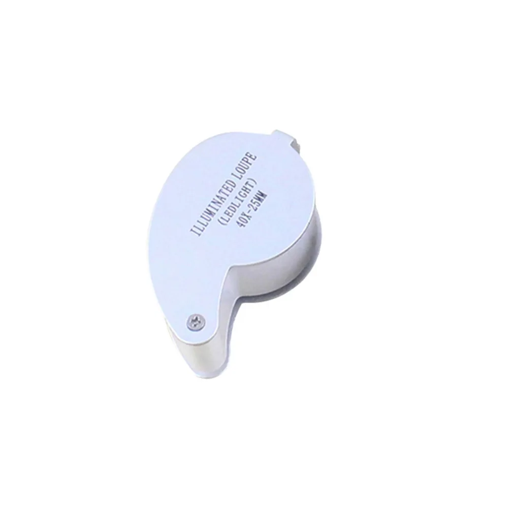 Мини Портативный сплав 40 раз Складная лупа ювелирное зеркало ювелирные изделия