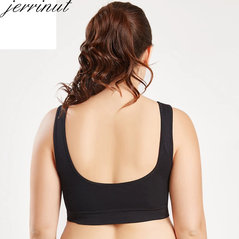 Jerrinut 3 шт. сексуальные бюстгальтеры для женщин отжимать Bralette плюс размер бюстгальтер спортивный сон активный бесшовный бюстгальтер хлопок удобный 5XL 6XL BH