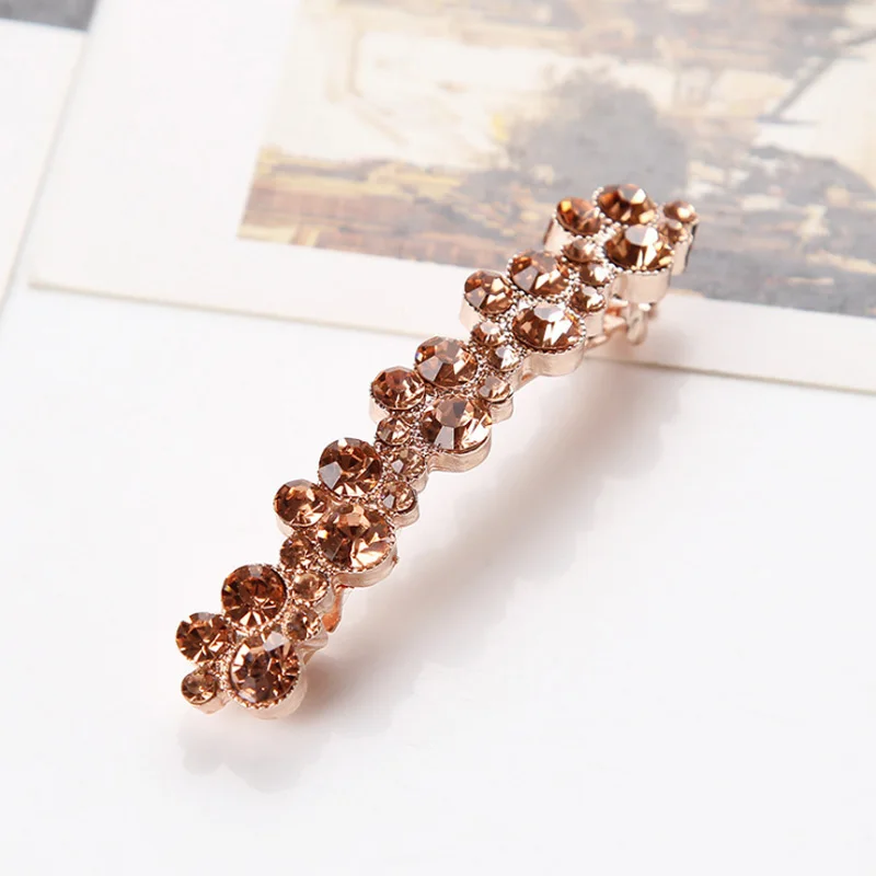 Hot Sale Fashion Korean Crystal Pearl Elegant Women Barrettes Hair Clip Accessories 5 Colors | Красота и здоровье