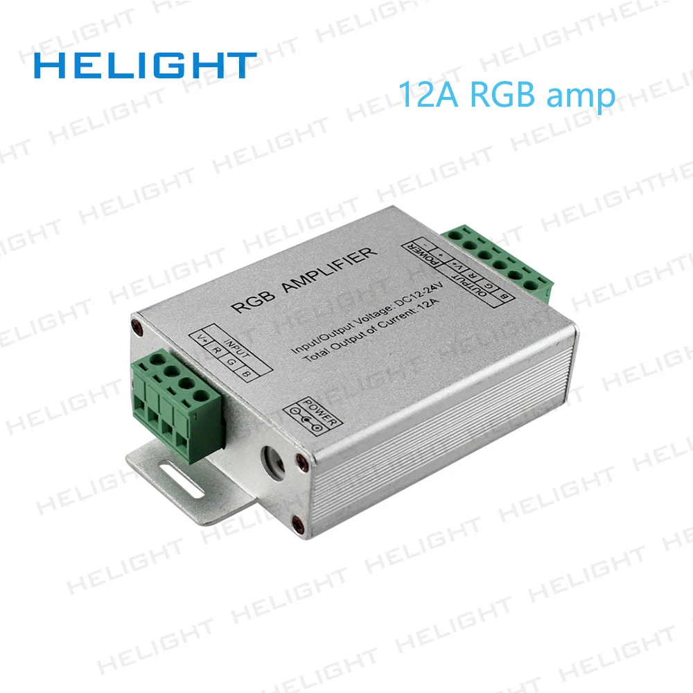 Светодиодный RGBW усилитель 12A 24a 30A светильник RGB PWM для светодиодный алюминиевый |
