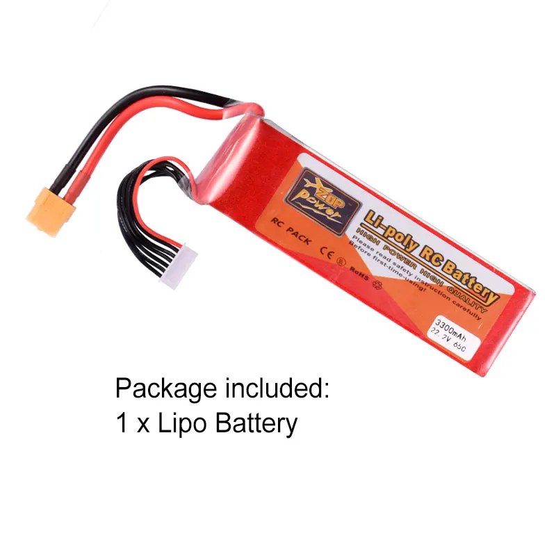 ZOP Power 22 2 V 65C 3300mAh 6S Lipo батарея запасная XT60 Разъем для RC гоночного автомобиля Дрон