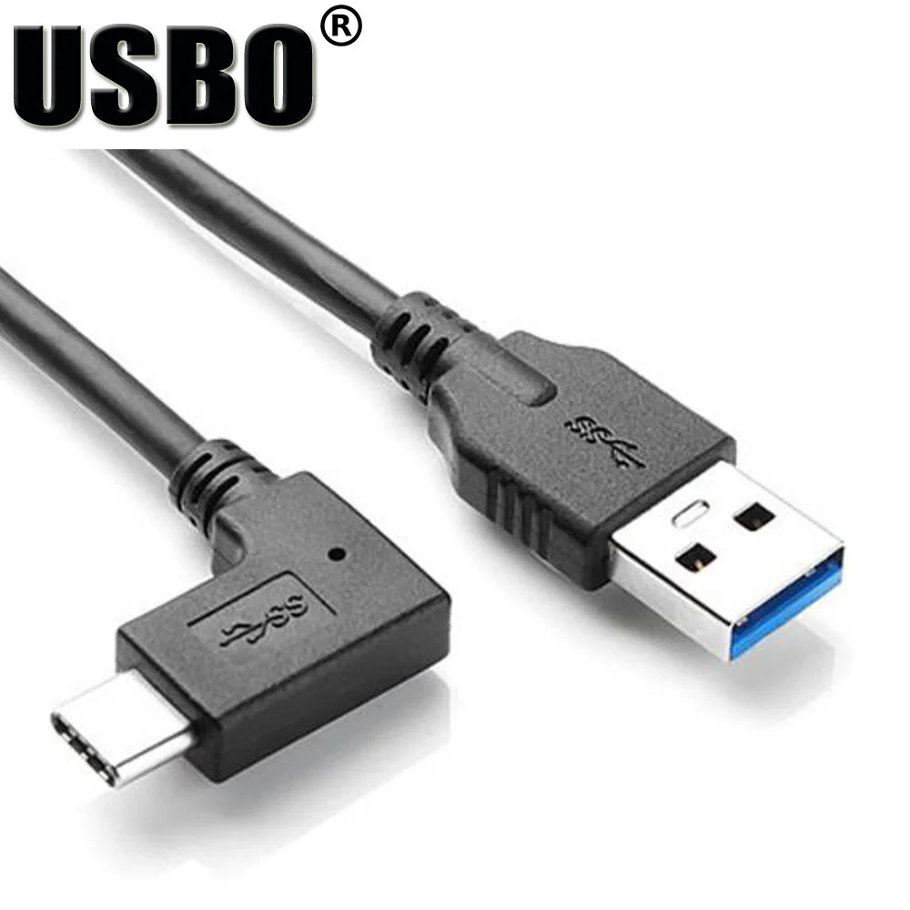 Высокое качество белые черные 0 3 м 1 2 USB3.1 линия передачи данных Тип C male к usb-вилке