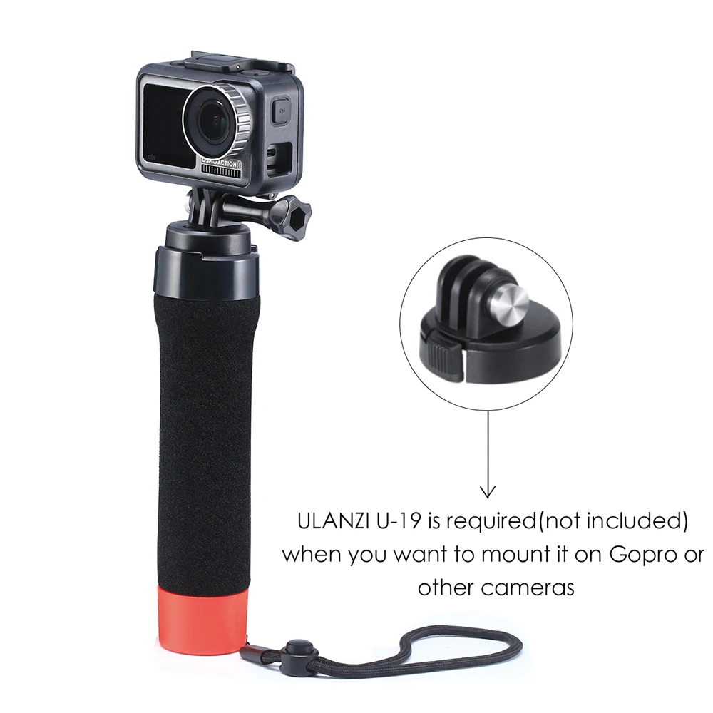 Универсальная плавающая палка Ulanzi U 11 для Gopro Osmo Action EKEN Yi Sjcam поплавок монопод
