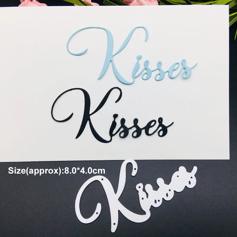 Штампованный металлический режущий штамп kiss Alinacraft DIY альбом скрапбукинга ручной