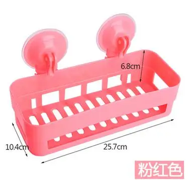 

High quality Multifunctional Plastic Storage Shelf Suction Up Wall Organizadores Shelves,Bathroom Accessories,Free shipping.