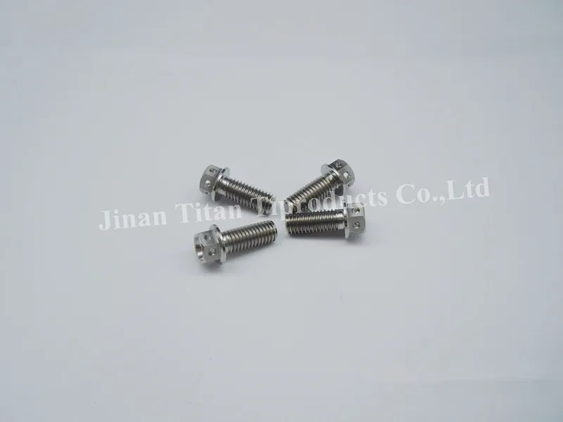 Титановый фланец Gr5 болт с шестигранной головкой резьба M8|bolt lock|m8bolt washer |