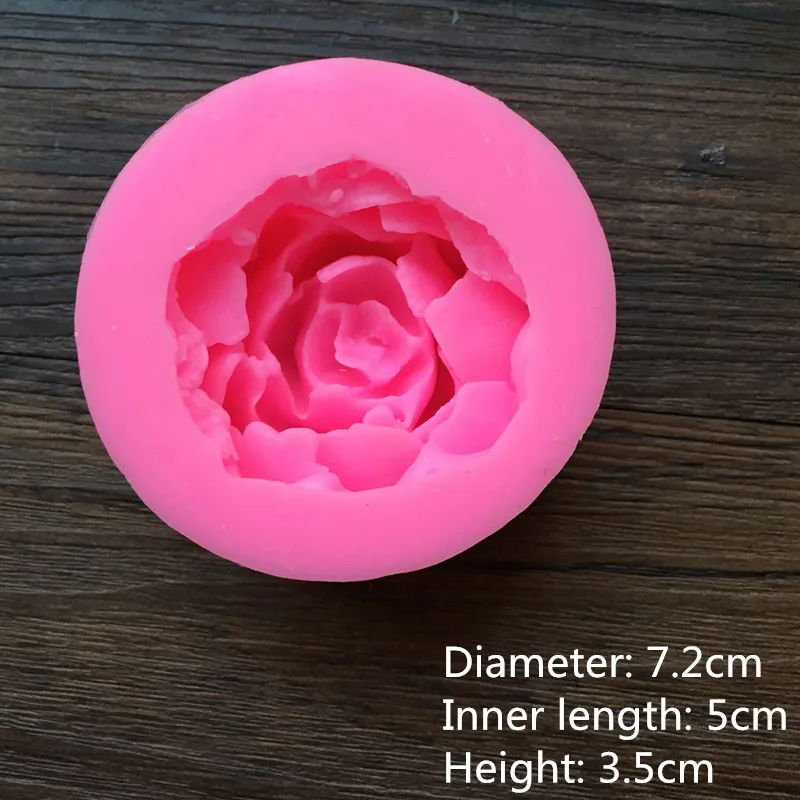 Цветок суккулент искусственная форма для помадки посуда выпечки шоколада