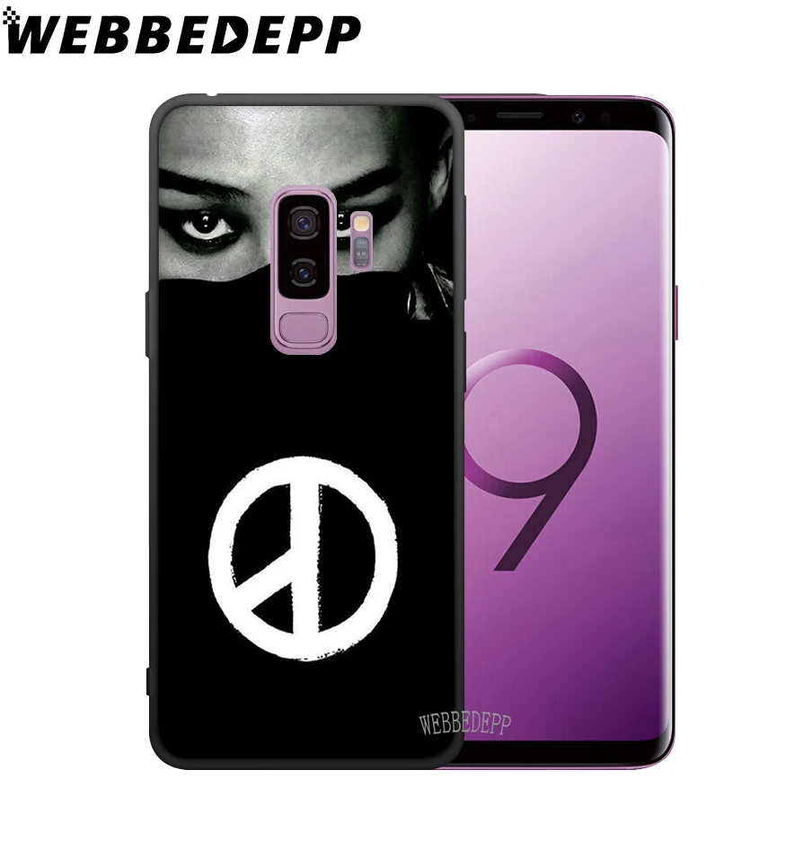 WEBBEDEPP G dragon Peaceminusone Мягкий чехол из ТПУ для Samsung Galaxy S6 S7 Edge S8 S9 S10 Plus S10e|Бамперы| |