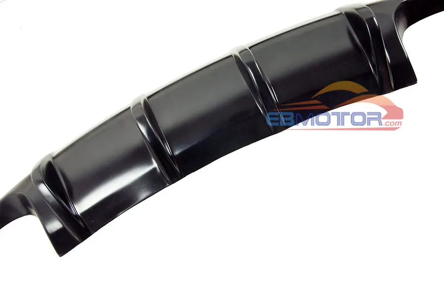 UNPAINTED Quad Exhaust Dual Outlet Rear Bumper Lip Diffuser For VW Scirocco R 10-13 V073F | Автомобили и мотоциклы