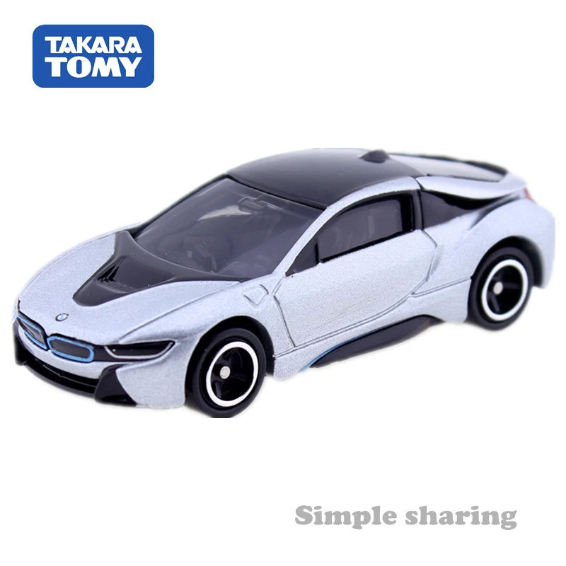 Takara Tomy Tomica No.17 BMW I8 модель автомобиля комплект 1:61 весы Электрический формовка