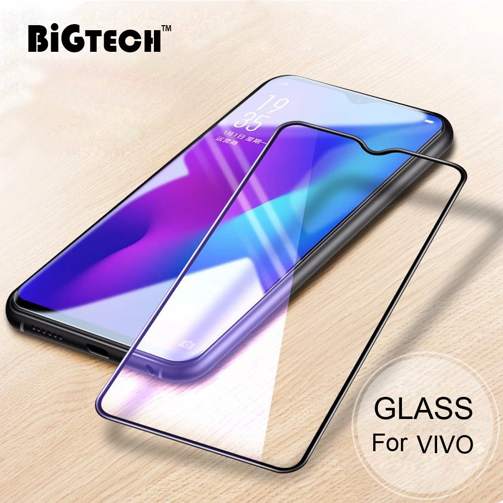 Защитное стекло для Vivo V11 V15 Pro для Vivo Y81 Y17 V9 Y93 Lite Y95 Y91i Y91c с полным покрытием