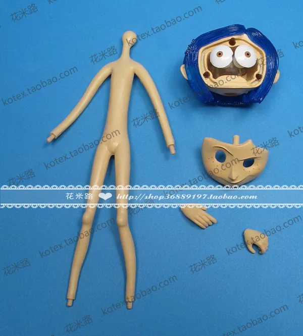 NECA детские игрушки Коралина и секретная дверь куклы фигурка 7 дюймов плащи свитер версия Caroline подарок для девочек